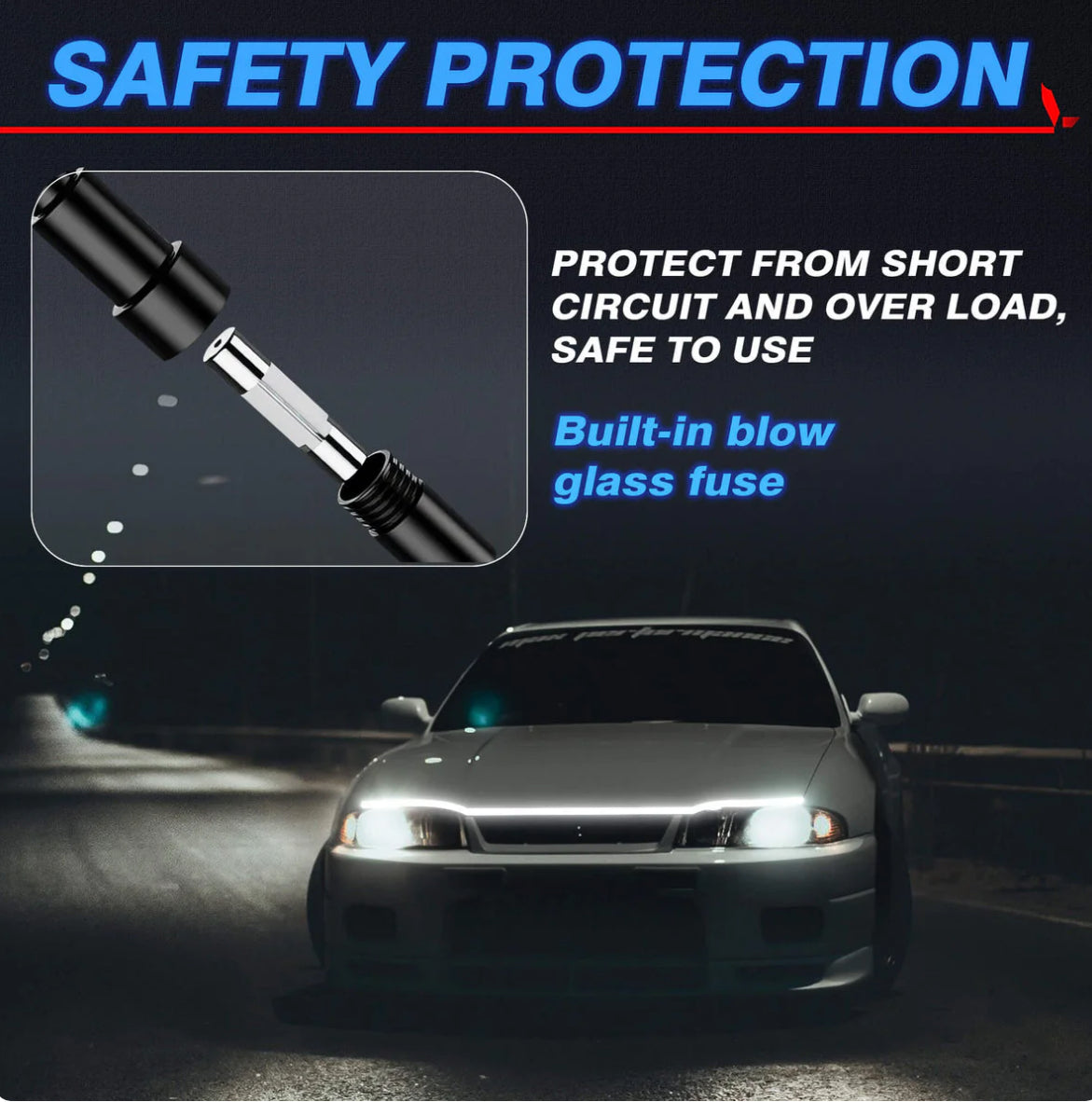 Car Hood Light Strip Waterproof