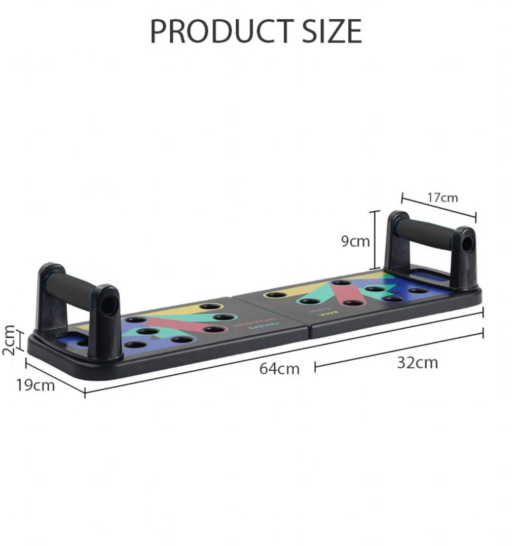 12 in 1 Push Up Board System Foldable Workout Portable Trainer for Home Fitnes