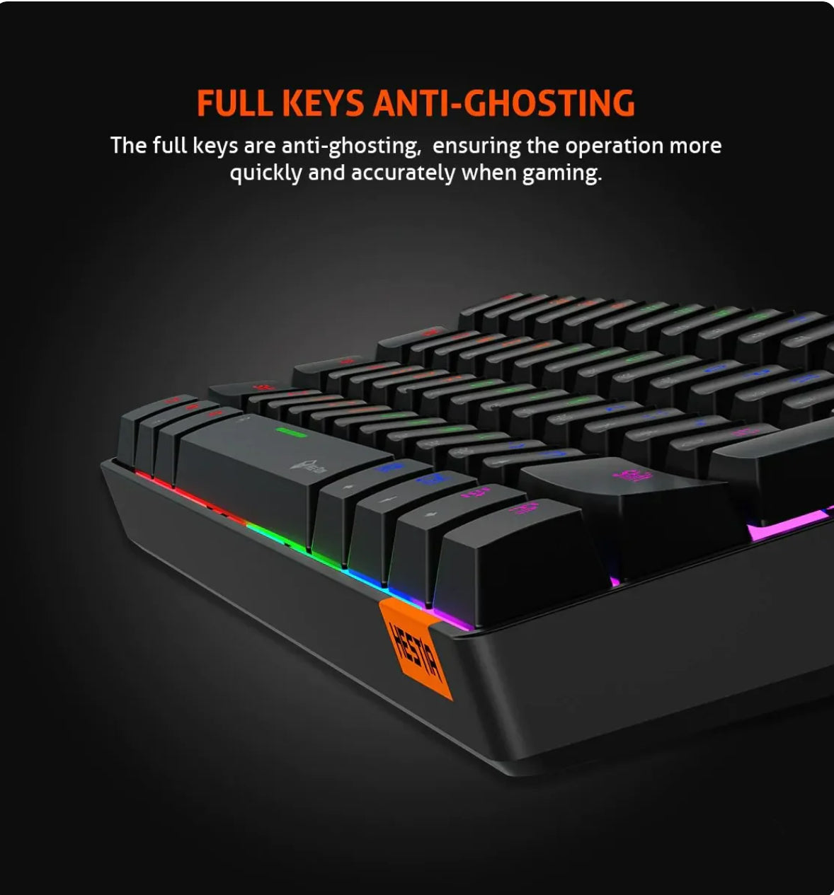 MEETION RGB Wired Mechanical Keyboard HESTIA - Black | MK005