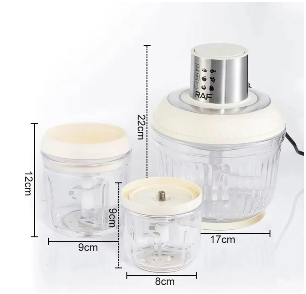 Raf Food Processor 3 In 1 Glass Material R7057