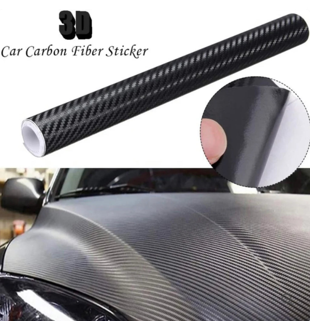 3D Carbon Fiber Car Sticker Waterproof Car Loading Edge - Door Sill - Paint Protection Film