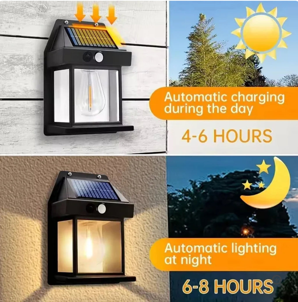 Smart Solar Wall Lights – Wireless Outdoor LED with Motion Sensor & 3 Lighting Modes