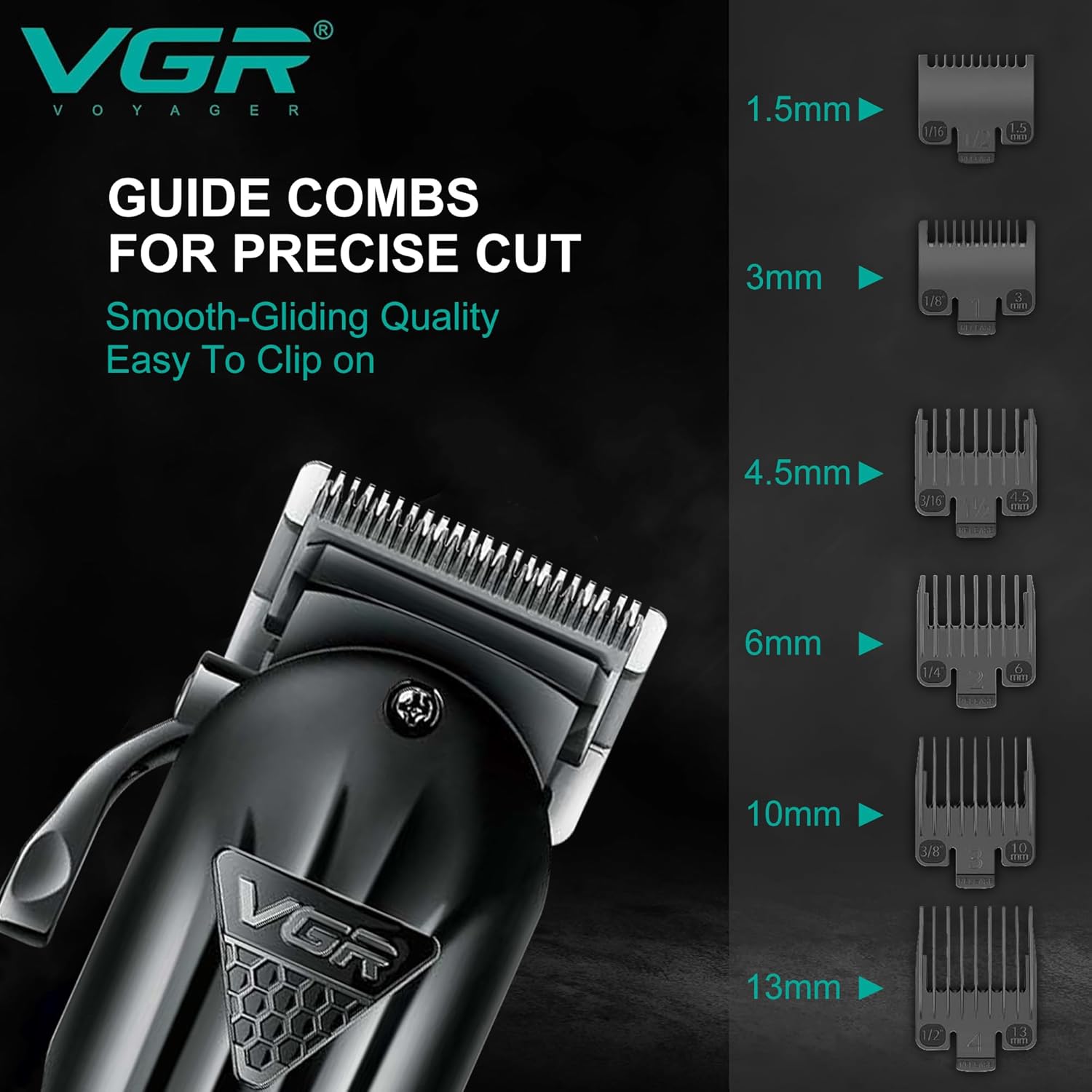 VGR Professional Hair & Beard Trimmer Clipper V282
