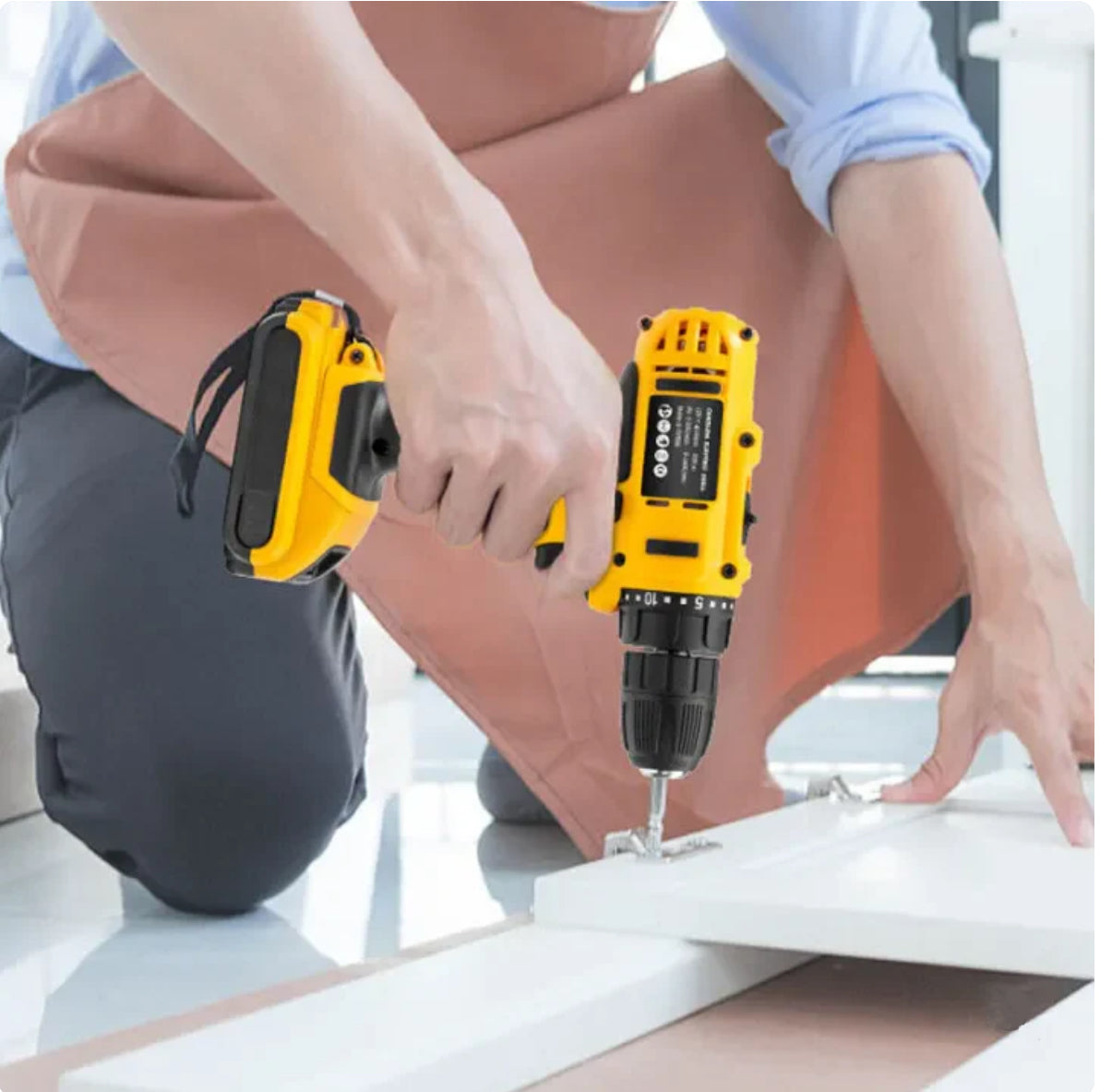 24V DUNLANDI Cordless Drill Machine Kit