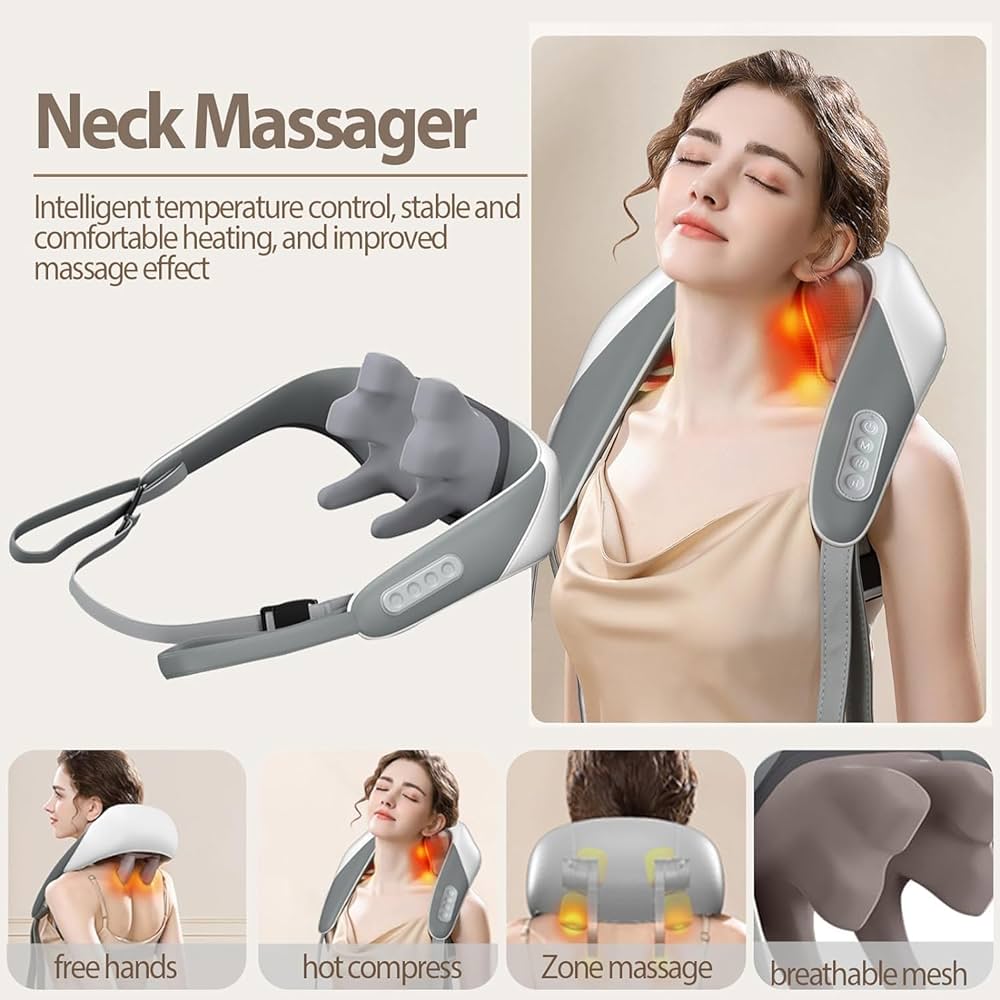 Wireless Hand-Shaped Neck Massager