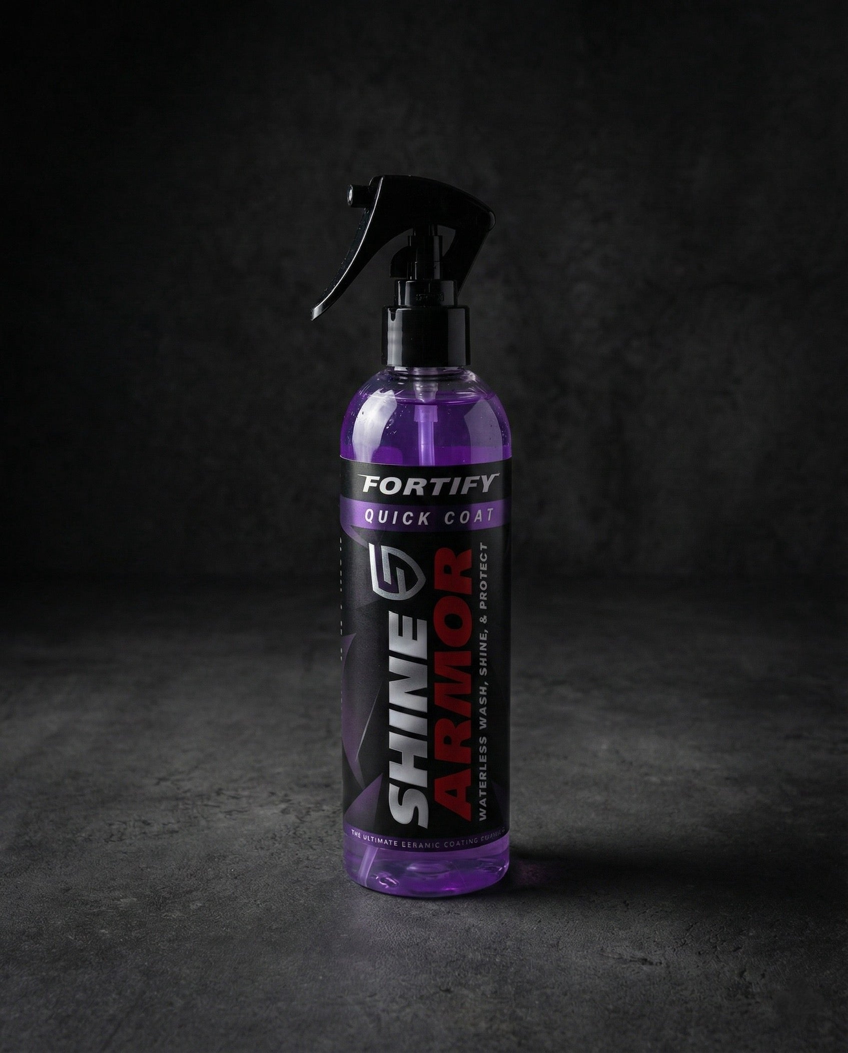 Shine Armor 3-in-1 Ceramic Coating Spray – Car Wax, Polish & Paint Sealant for Tires, Rims, Seats & Bumpers