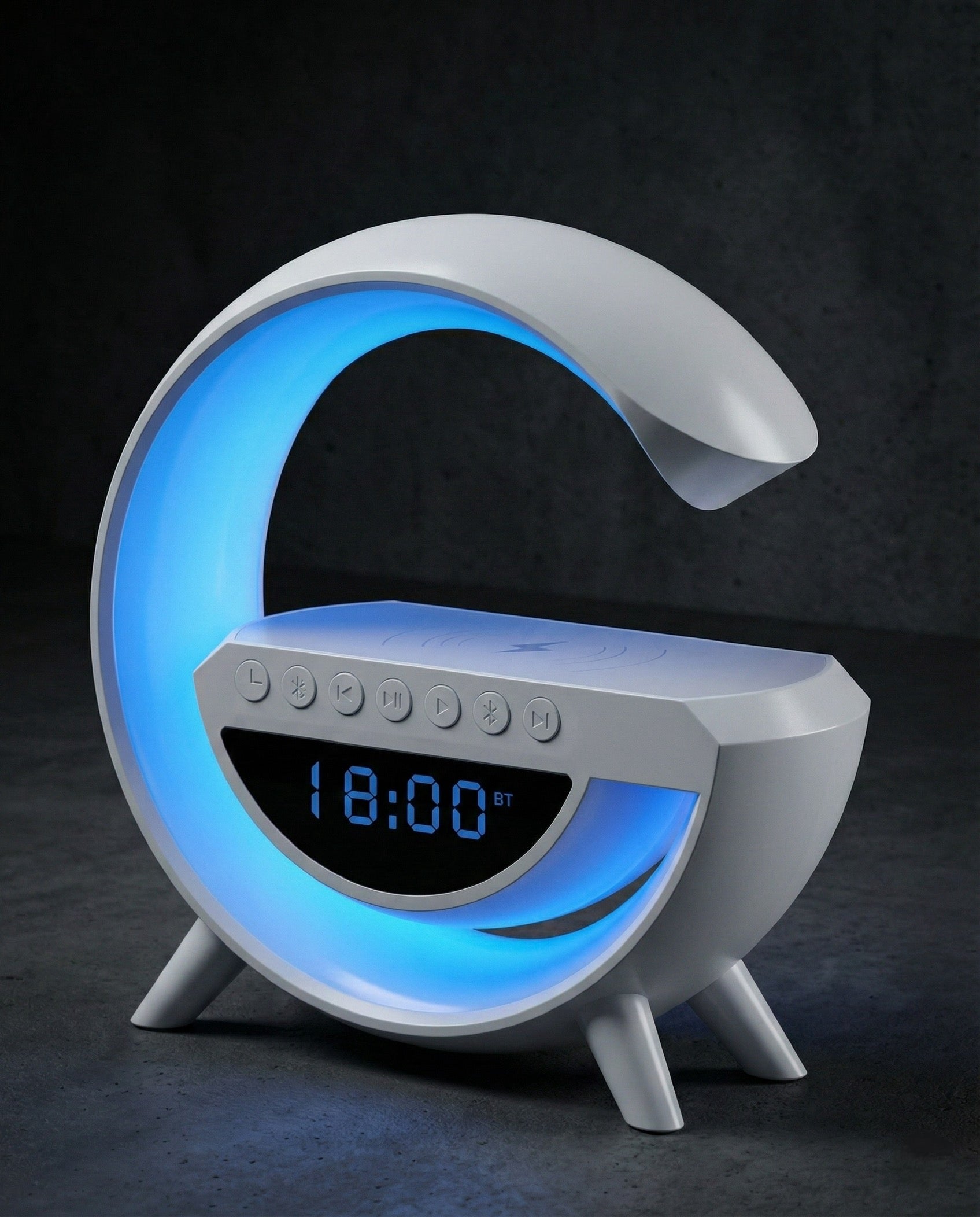 15W Lamp Speaker & Wireless Charger 1500mAh Rechargeable