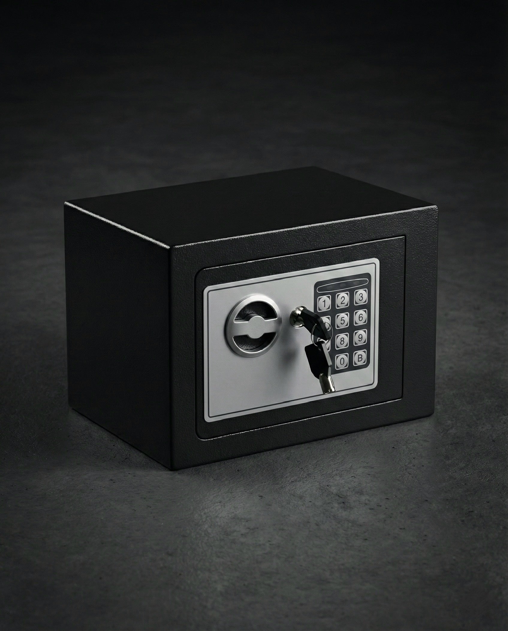 Safe Box Mini Digital Electronic Keypad Lock Safe Box Built In 2 Locking Bolts For Home & Offices