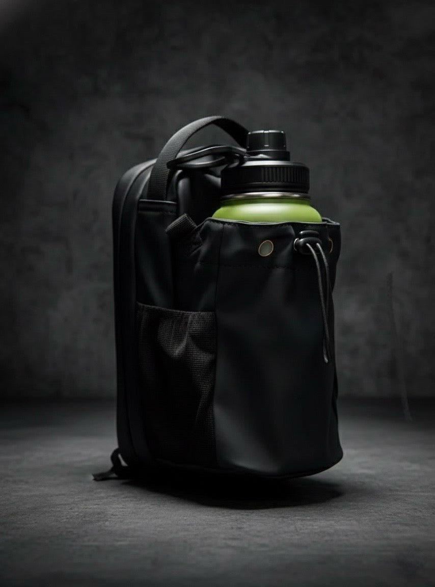 Magnetic Gym Bag With Water Bottle Holder