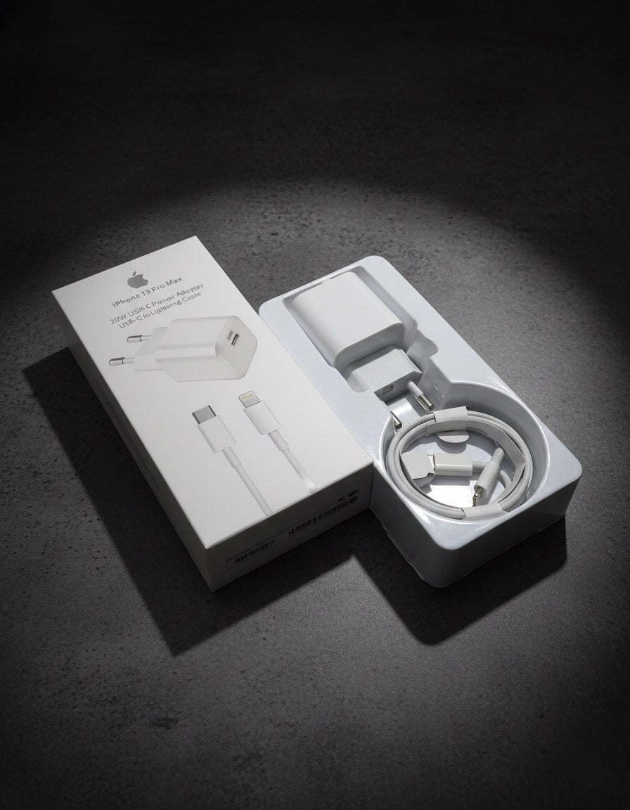 25W PD Adapter Charger USB-C to Lightning Cable For iPhone