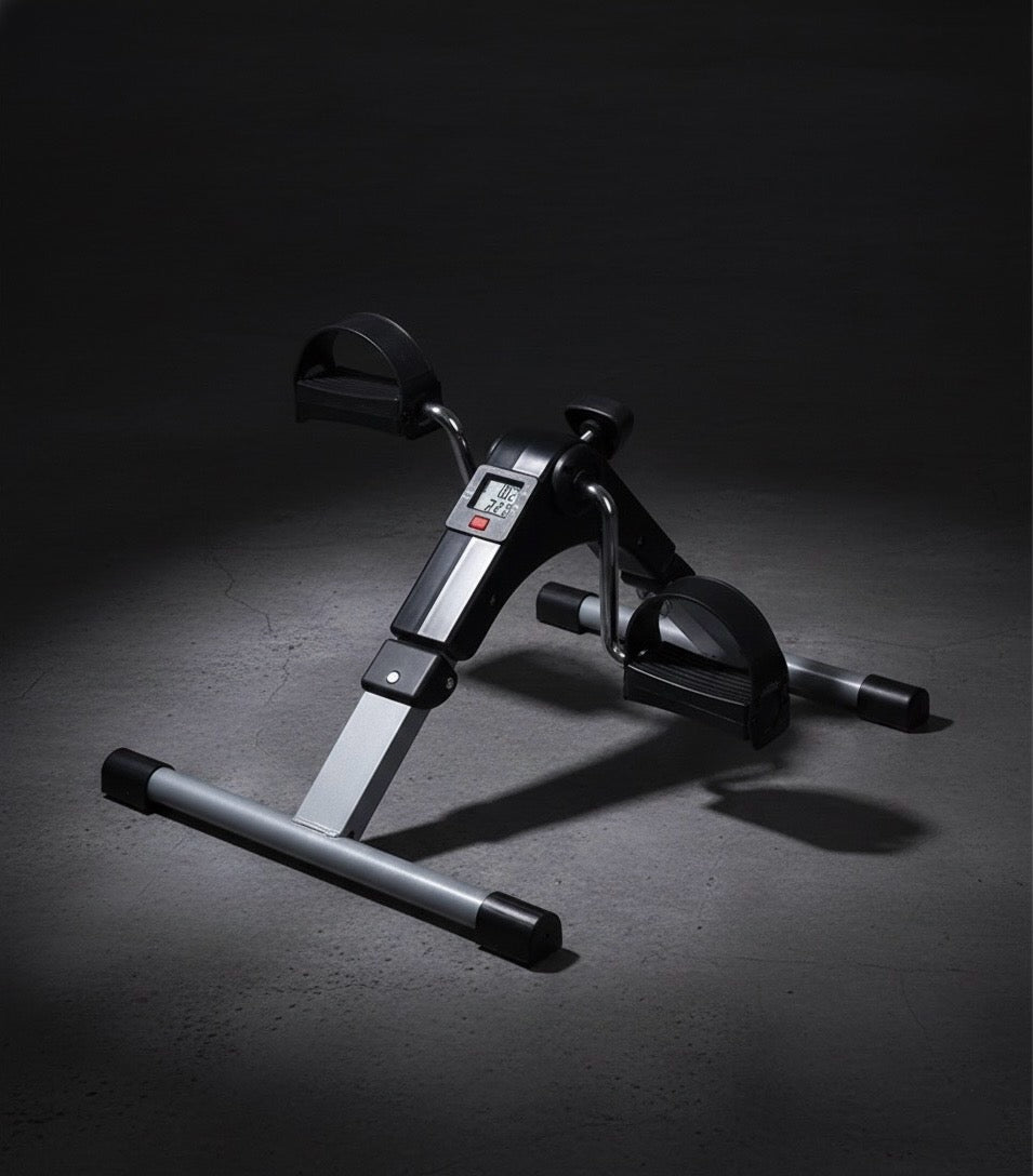 Sport Foldable Pedal Exerciser, Stationary Under Desk Exercise Equipment Arm/Leg/Foot Peddler Exercise