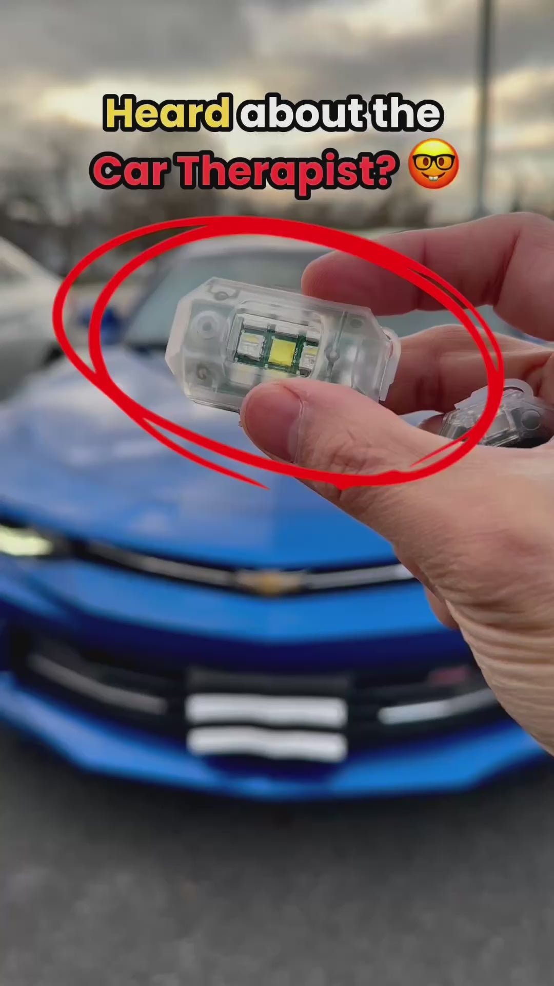 Waterproof car led rechargeable strobe lights with remote control